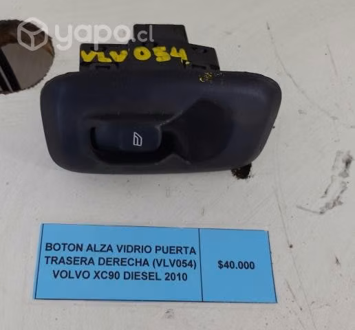 Botón Alza Vidrio Puerta Trasera Derecha (VLV054)