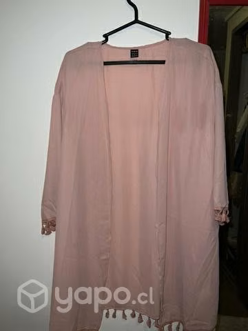 Kimono color rosa hermoso shein
