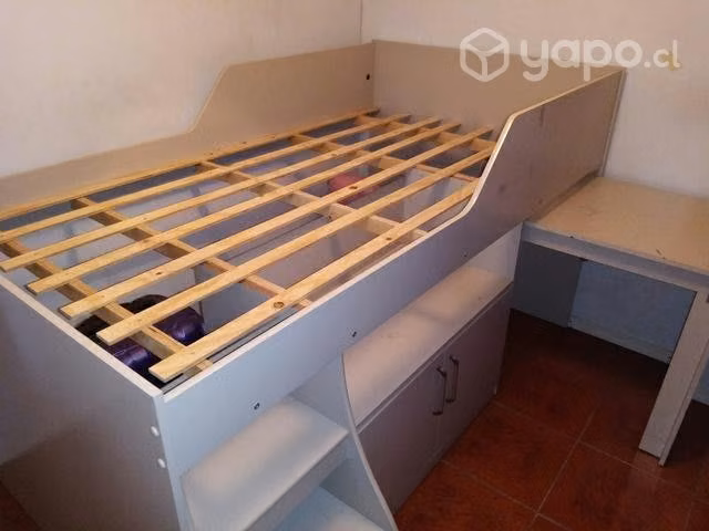 Cama con escritorio de 1.5 plaza - Imagen 3