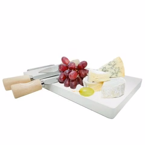 Tabla Aperitivo Quesos Madera Hevea 3 Herramientas