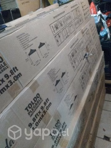 Toldos 3x3 impermeable azul
