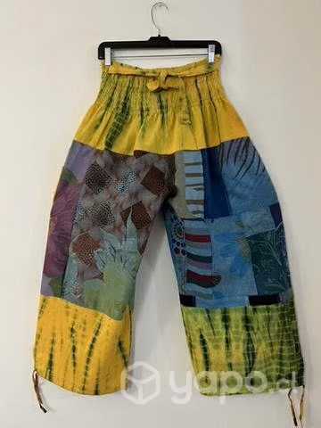 Pantalón Hindu Con Bolsillo Talla Xl/2xl Amarillo - Imagen 6