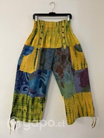 Pantalón Hindu Con Bolsillo Talla Xl/2xl Amarillo - Imagen 5