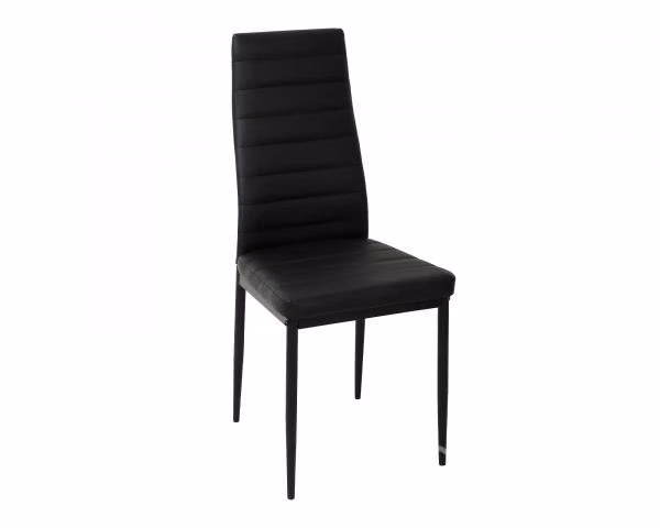 Silla Liana Negro Y Gris Oscuro