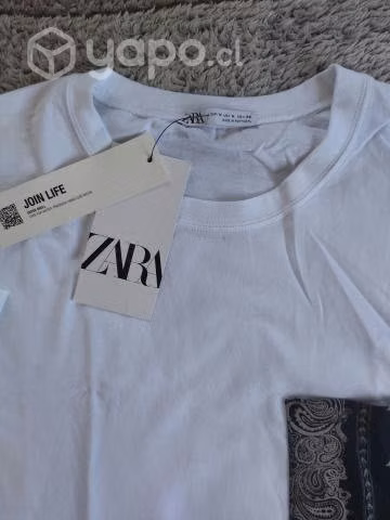 Polera Zara, Nueva original TALLA M