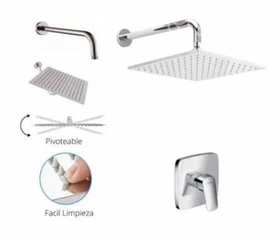 Llave Monomando Lavaplatos Acero Inoxidable