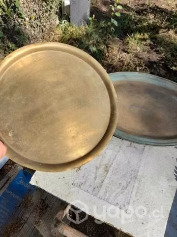 Bandejas de bronce