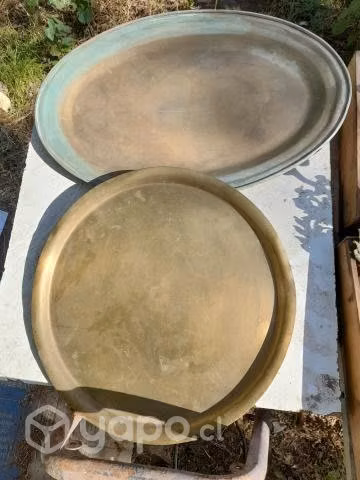 Bandejas de bronce