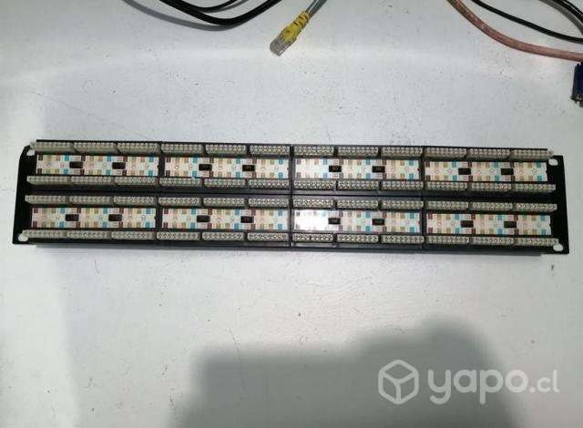 Patch Panel 48 Puertos Cat5e Marca Trimerx - Imagen 2