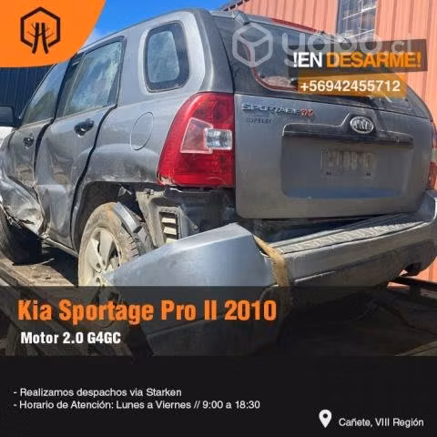 Bandeja Kia sportage pro ii 2010