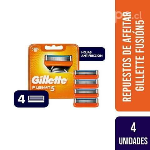 Repuestos Gillette Fusión 4 unidades - Imagen 2