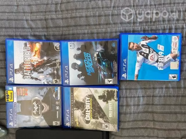 Play Station 4 slim 1 TB 3 controles