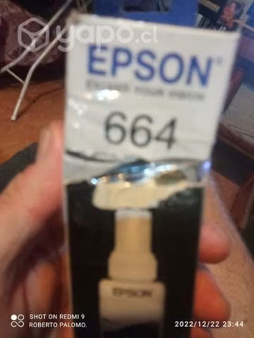 Tinta Epson 664 black original - Imagen 1