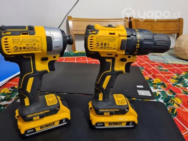 Llave de impacto y taladro dewalt