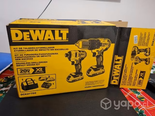 Llave de impacto y taladro dewalt
