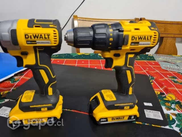 Llave de impacto y taladro dewalt