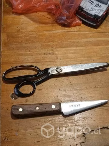 Tijeras y cuchillo japones