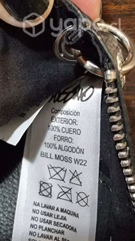 Billetera cuero larga con cierre mossimo nue