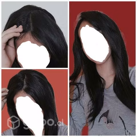 Peluca natural conte en U