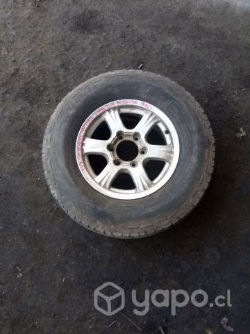 Llanta aluminio con neumatico (r082) 24575r16 grea