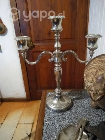 Antiguo candelabro plaque