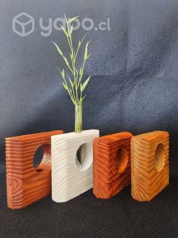 Florero madera (oregón) - Imagen 3