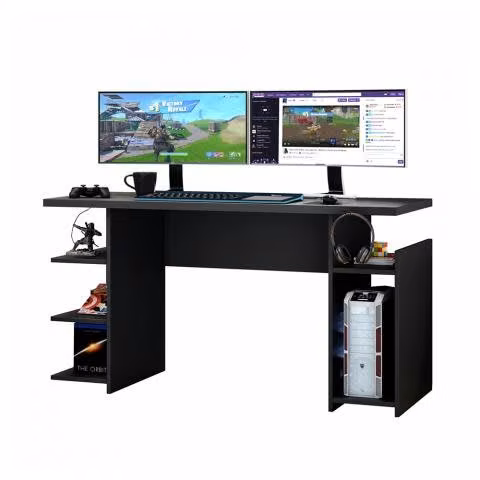 Escritorio Gamer Negro/rojo