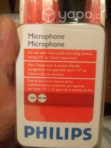 Micrófono Phillips nuevo