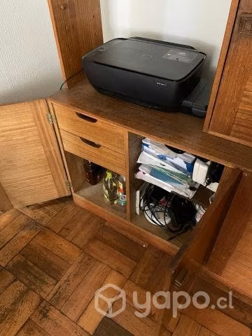 Mueble Biblioteca Modular con Bar Giratorio - Imagen 3