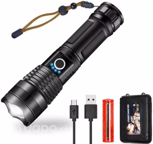 Linterna De Mano Led Camping P50 Xhp50 Usb LUMIFY