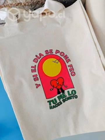Tote bag diseño bad bunny