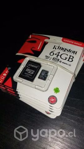 Tarjeta SD 64 GB KINGSTON