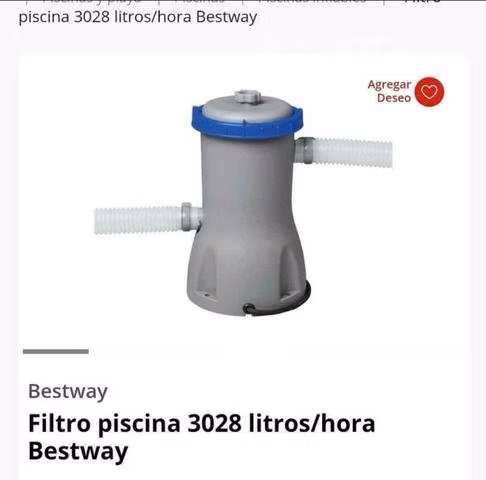 Piscina + filtro