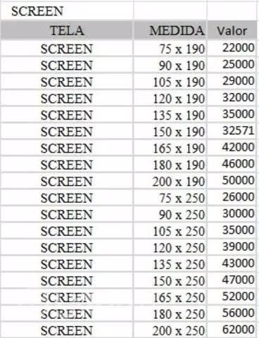 Roller screen