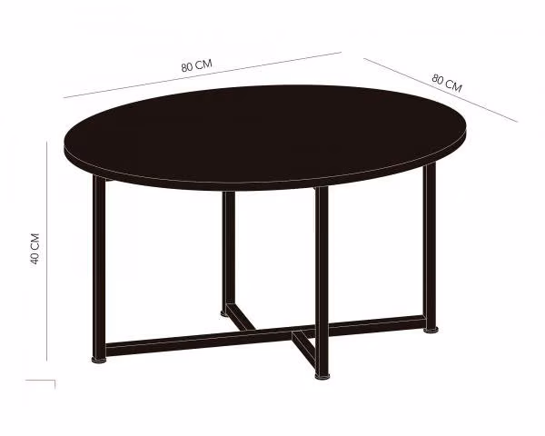 Mesa De Centro Oak Natural