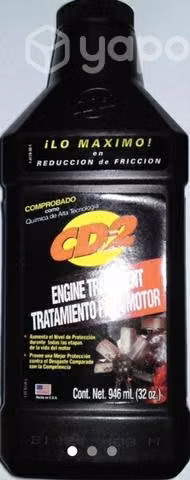 Aditivo reduce fricción aceite motor usa cd2