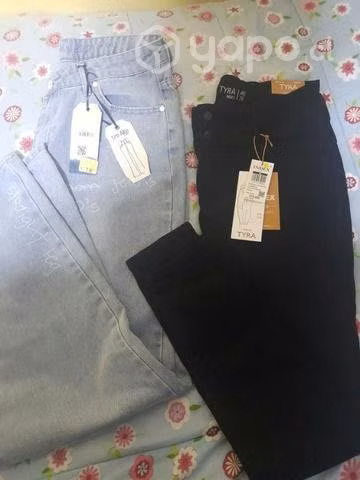 JEANS negro y azul