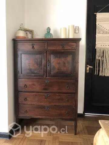 Mueble antiguo de caoba - Imagen 2