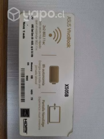 Notebook ASUS VIVOBOOK AMD A9 15,6'' - Imagen 3
