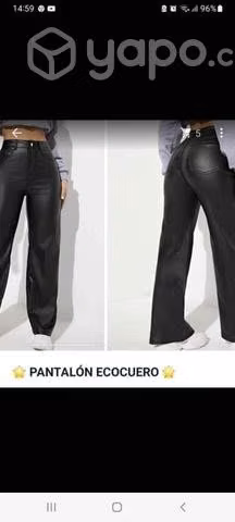 Pantalon eco cuero