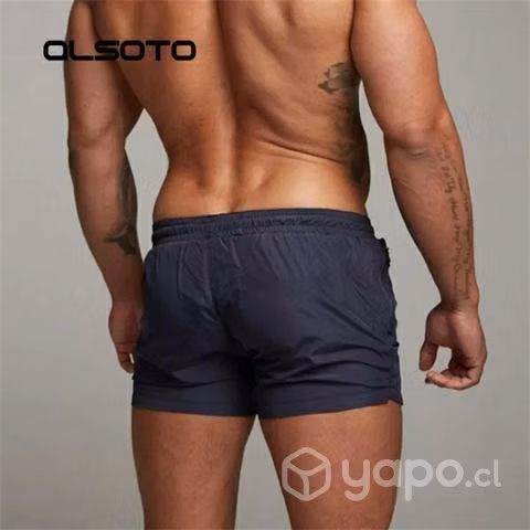 Traje de baño de hombre corto (elasticado) - Imagen 3