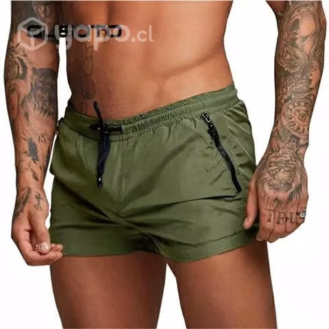 Traje de baño de hombre corto (elasticado)