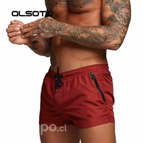 Traje de baño de hombre corto (elasticado) - Imagen 2