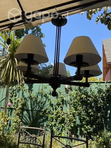 Lámpara comedor fierro 5 luces - Imagen 2
