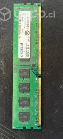 Memoria ram Crucial ddr3 4gb 1600hz