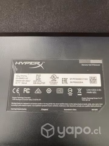 Teclado alloyFpsPro hyperX - Imagen 4