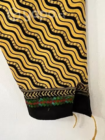 Pantalón Hindu Con Bolsillo Talla L/XL Amarillo
