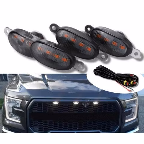 Luces Parrilla Delantera Led Impermeable Tipo Ford