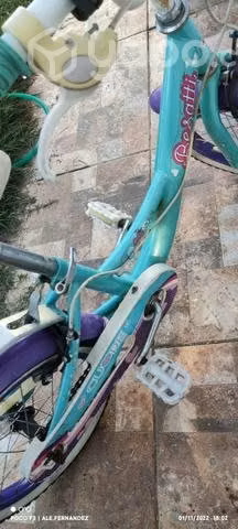 Bicicleta de niña impecable - Imagen 3