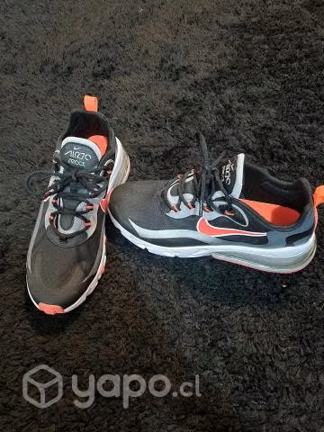 Nike Air Max 270 React Black Silver Red - Imagen 5